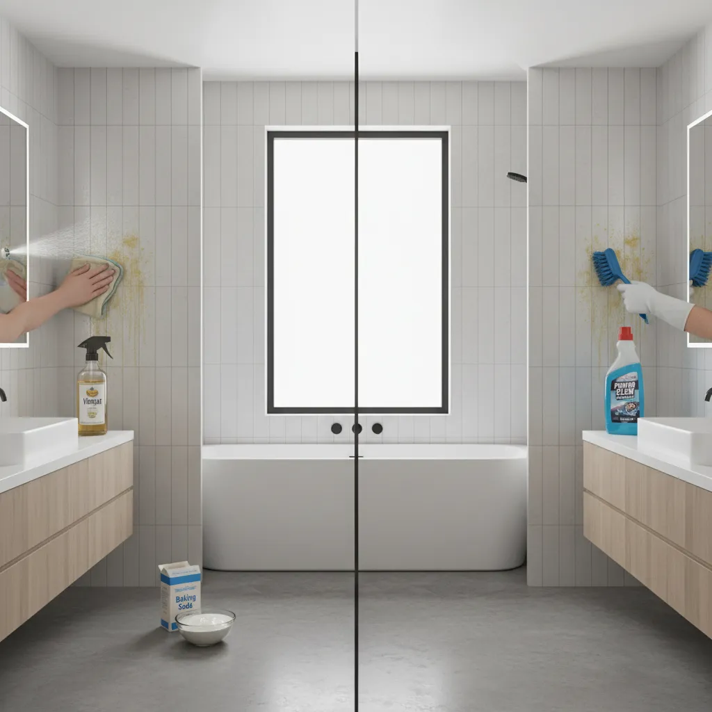 Natural vs Chemical Cleaners for Yellow Bathroom Tiles What Works Best