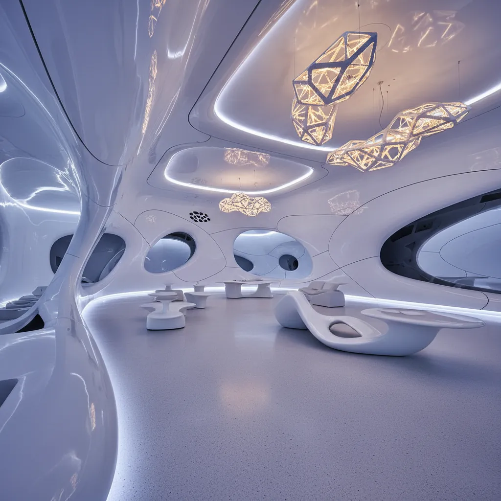 El diseño de interiores de Zaha Hadid llega a Milán