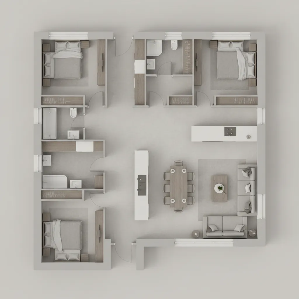 Smart Layout Planning for Family Living